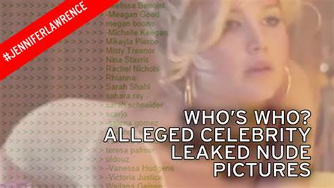 leaked nude celebs|TheFappening Nude Leaked iCloud Photos Celebrities